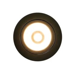 QAZQA Professional Set mit 6 Einbaustrahlern schwarz 9,5 cm inkl. LED 1300 lm dimmbar IP65 - Gaius