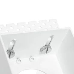 QAZQA Set mit 6 Einbaustrahlern weiß GU10 50 mm randlos - Oneon