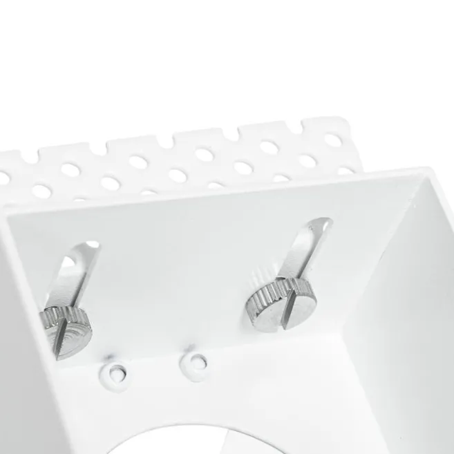 QAZQA Set mit 6 Einbaustrahlern weiß GU10 50 mm randlos - Oneon