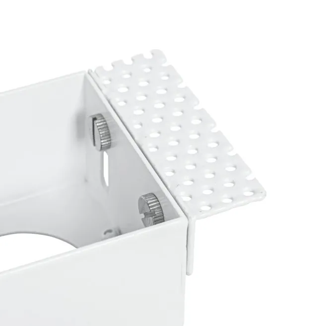 QAZQA Set mit 6 Einbaustrahlern weiß GU10 50 mm randlos - Oneon