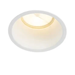 QAZQA Set mit 6 Einbaustrahlern weiß GU10 70mm IP44 - Dept