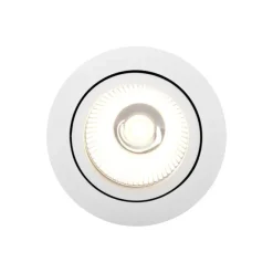 QAZQA Professional Set mit 6 Einbaustrahlern Weiß 9,5 cm inkl. LED 1300 lm Dimmbar IP65 - Gaius