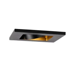 QAZQA Set mit 10 Einbaustrahlern schwarz verstellbar - Qure