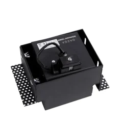 QAZQA Set mit 6 Einbaustrahlern schwarz verstellbar rahmenlos - Oneon Honey