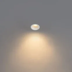 QAZQA Set mit 6 Einbaustrahlern weiß GU10 35mm IP44 - Dept