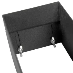 QAZQA Set mit 6 Einbaustrahlern schwarz GU10 verstellbar rahmenlos 2-flammig - Oneon