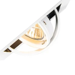 QAZQA Set mit 6 Einbaustrahlern Weiß AR111 Verstellbar - Oneon