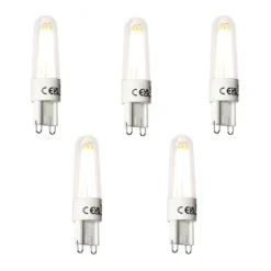 LUEDD Set mit 5 G9 LED-Glühlampe 2,5 W 240 lm 2300 K
