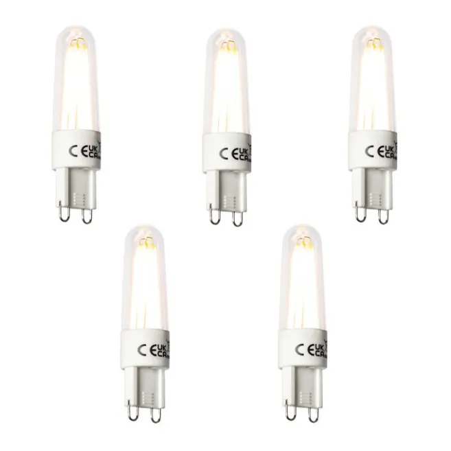 LUEDD Set mit 5 G9 LED-Glühlampe 2,5 W 240 lm 2300 K