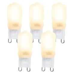 LUEDD Set mit 5 G9-LED-Lampen CUTE PC 2W 200 lm 2700K
