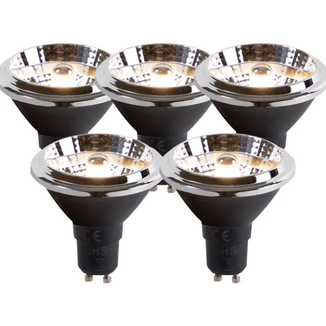 LUEDD Set mit 5 GU10 LED-Glühbirnen AR70 6W 475lm 3000K