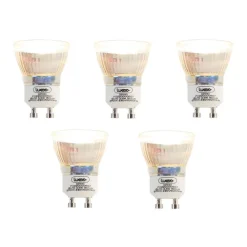 LUEDD Set mit 5 GU10 LED-Glühbirnen 35mm 3.5W 180 lm 2700K