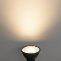 LUEDD Set mit 5 GU10 LED-Lampe schwarz 7W 610 lm 3000K