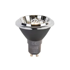 LUEDD Set mit 5 GU10 3-Stufen-Dimm-zu-Warm-LED-Lampen AR70 6W 320lm 2000-3000K
