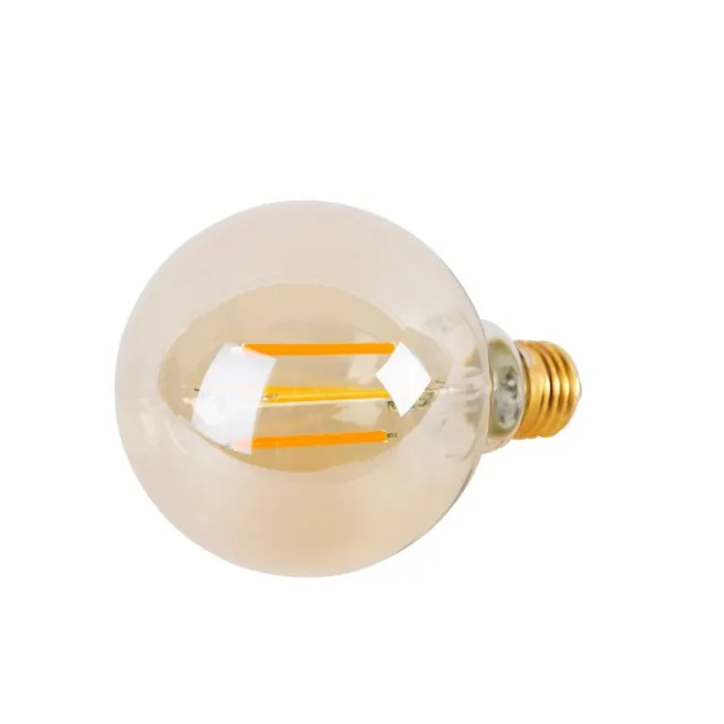 Calex Set mit 3 intelligenten E27-LED-Lampen, dimmbar bis warm, G95 Goldline, 7 W, 806 lm, 1800 K – 3000 K