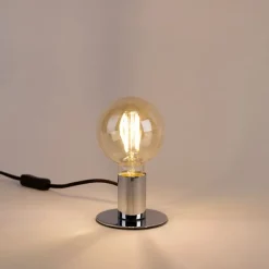 Calex Set mit 3 intelligenten E27-LED-Lampen, dimmbar bis warm, G95 Goldline, 7 W, 806 lm, 1800 K – 3000 K