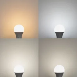 LUEDD Set mit 3 intelligenten E27-LED-Lampen A60 matt RGBW 8,5 W 806 lm 2700 K