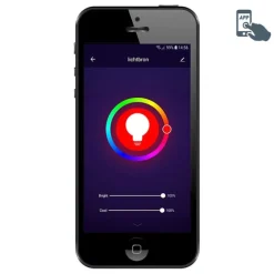 LUEDD Set mit 3 intelligenten GU10 RGBW-LED-Lampen 5W 350 lm 2200-4000K