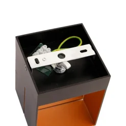 QAZQA Set mit 4 intelligenten Wandleuchten schwarz mit Gold 9,7 cm inkl. Wifi G9 - Transfer Groove