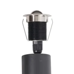 QAZQA Set mit 5 modernen Bodeneinbaustrahlern Aluminium inkl. LED IP67 - Linsey