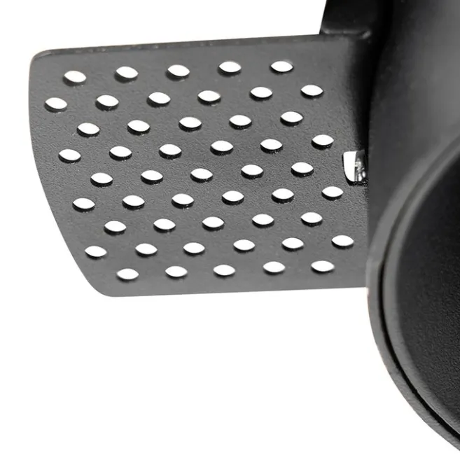 QAZQA Set mit 6 modernen Einbauspots schwarz GU10 rund randlos - Oneon Honey