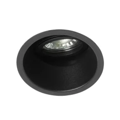 QAZQA Set mit 6 modernen Einbaustrahlern schwarz dreh- und schwenkbar - Alloy