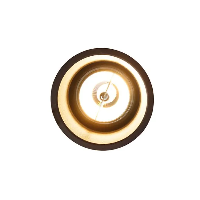 QAZQA Set mit 6 modernen Einbaustrahlern schwarz AR70 - Dept