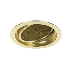 QAZQA Set mit 6 modernen Einbaustrahlern Gold Verstellbar - Coop 111 Honey