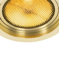 QAZQA Set mit 6 modernen Einbaustrahlern Gold Verstellbar - Coop 111 Honey