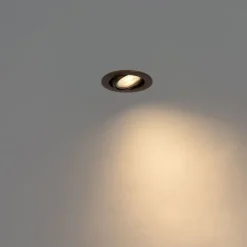 QAZQA Set mit 6 modernen, schwenkbaren Einbaustrahlern Dunkelbronze - Cisco