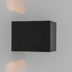 QAZQA Set mit 2 modernen Wandleuchten schwarz - Transfer