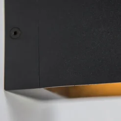 QAZQA Set mit 4 modernen Wandleuchten schwarz - Transfer