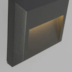 QAZQA Set mit 2 modernen Wandleuchten dunkelgrau inkl. LED - Gem 2