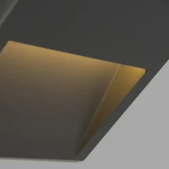 QAZQA Set mit 2 modernen Wandleuchten dunkelgrau inkl. LED - Gem 2