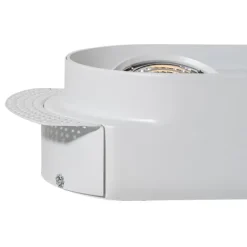 QAZQA Set mit 6 runden Einbaustrahlern Weiß GU10 70mm 2-Licht - Hubs