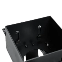 QAZQA Set mit 6 schwarzen Einbauleuchten GU10 70 mm randlos - Oneon