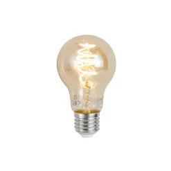 LUUMR Set mit 5 Smart E27 Dimmbar LED Glühbirne A60 Bernstein 4.9W 320lm 2500K