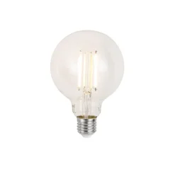 LUUMR Set mit 5 Smart E27 Dimmbare LED-Glühbirnen G95 Klar 7W 806lm 2700-6500K