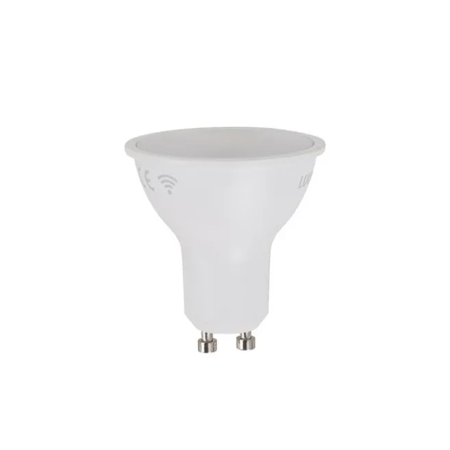 LUUMR Set mit 5 smarten GU10 50mm dimmbaren LED-Lampen Opal 7W 630 lm 4000K