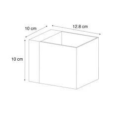 QAZQA Set mit 2 Wandleuchten weiß mit Dimmer wiederaufladbar - Joris
