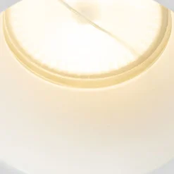 QAZQA Set mit 12 weißen Einbauleuchten GU10 70 mm IP44 - Dept