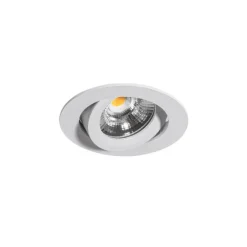 QAZQA Set van 6 moderne inbouwspots wit 8,2cm incl. LED IP54 ultra slim - Pupil