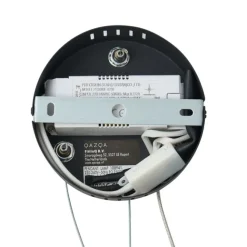 QAZQA Skandinavische Hängelampe schwarz 72cm inkl. LED 3-Stufen-Dimmbar - Circuit