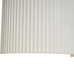 QAZQA Skandinavische Wandleuchte Beige Oval - Plaster