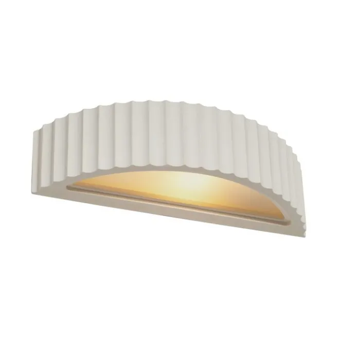 QAZQA Skandinavische Wandleuchte Beige Organic - Plaster