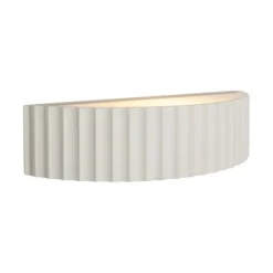 QAZQA Skandinavische Wandleuchte Beige Organic - Plaster