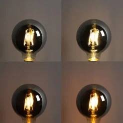 LUEDD Smart E27 dimmbar in Kelvin LED-Lampe G95 Rauch 4W 60 lm 1800-3000K