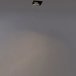 QAZQA Smart Einbau Spot schwarz inkl. Wifi GU10 trimless - Oneon 1