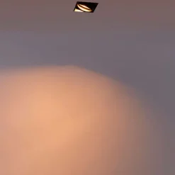 QAZQA Smart Einbau Spot schwarz inkl. Wifi GU10 trimless - Oneon 1