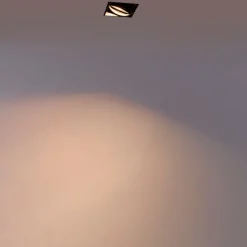 QAZQA Smart Einbau Spot schwarz inkl. Wifi GU10 trimless - Oneon 1